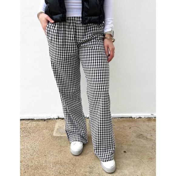 Women’s Pretty Garbage Happy Days Gingham Pants Size Small S - Picture 1 of 9
